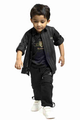 Gusto Newborn Full-Sleeve 2-Piece Shirt Set