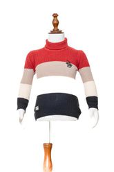 Gusto Newborn Full-Sleeve Polo Neck Shirt