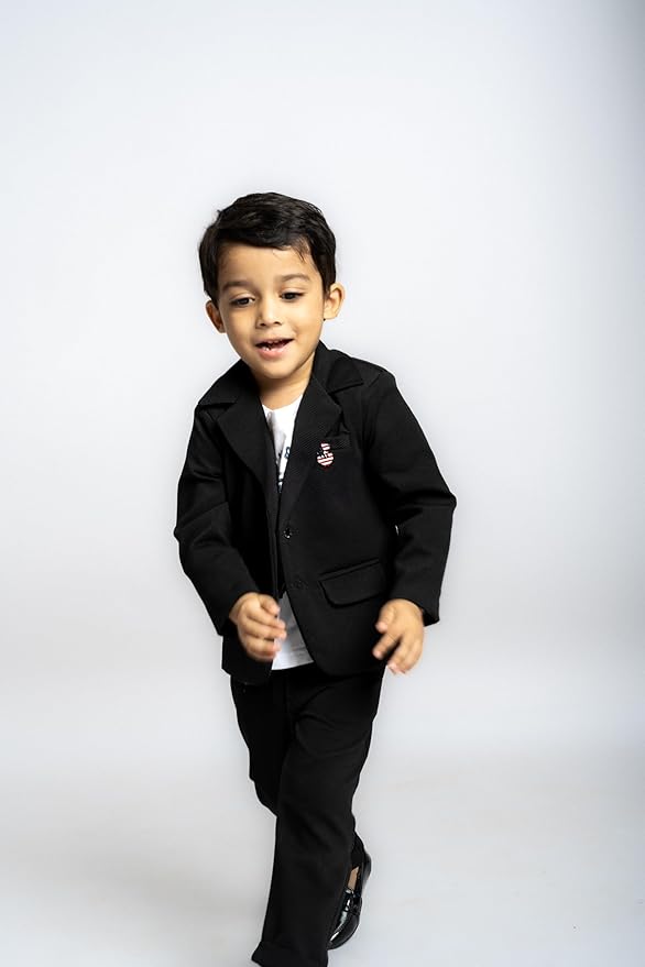 Gusto Newborn Boys Cord self line Hosiery Blazer Set