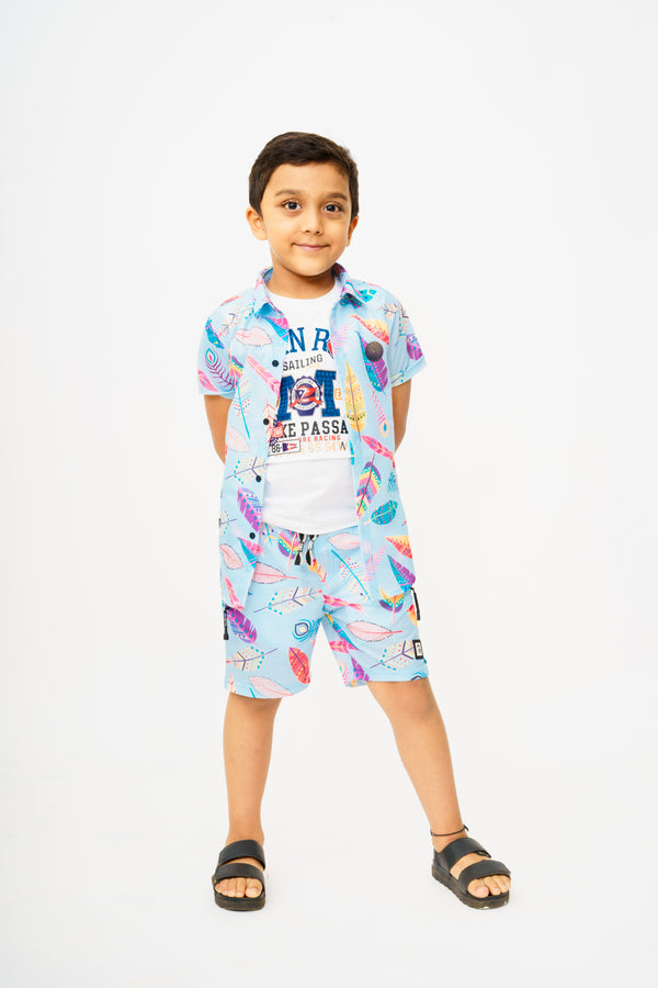 Gusto's Boys Shirt Set