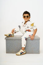 Gusto's Boys Shirt Set with Bottom