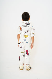 Gusto's Boys Shirt Set with Bottom