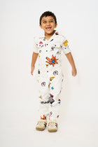Gusto's Boys Shirt Set with Bottom