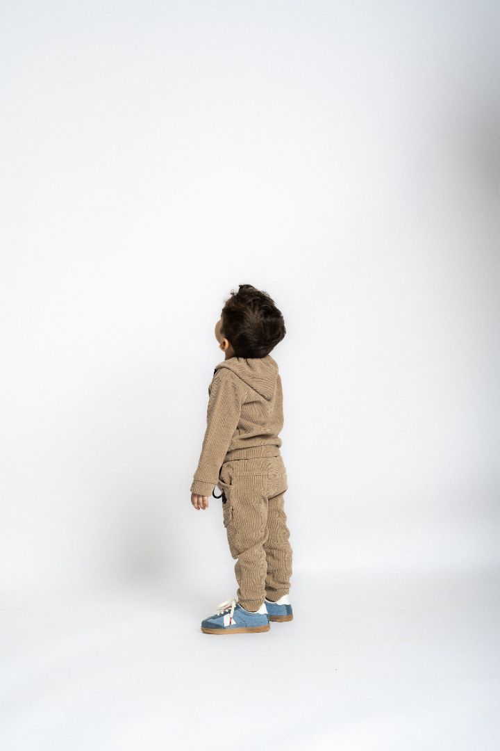 Gusto Newborn Boys Maroon Hoodie