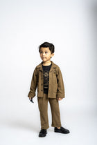 Gusto Newborn Full-Sleeve Co-ord Set Jacket