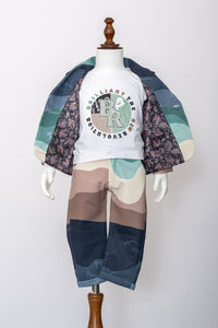 Gusto Newborn Boys Blazer & T-Shirt Set