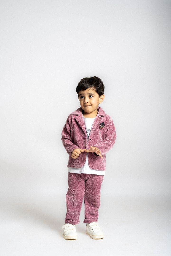Gusto Newborn Boys Blazer Set