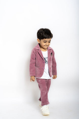 Gusto Newborn Boys Blazer Set