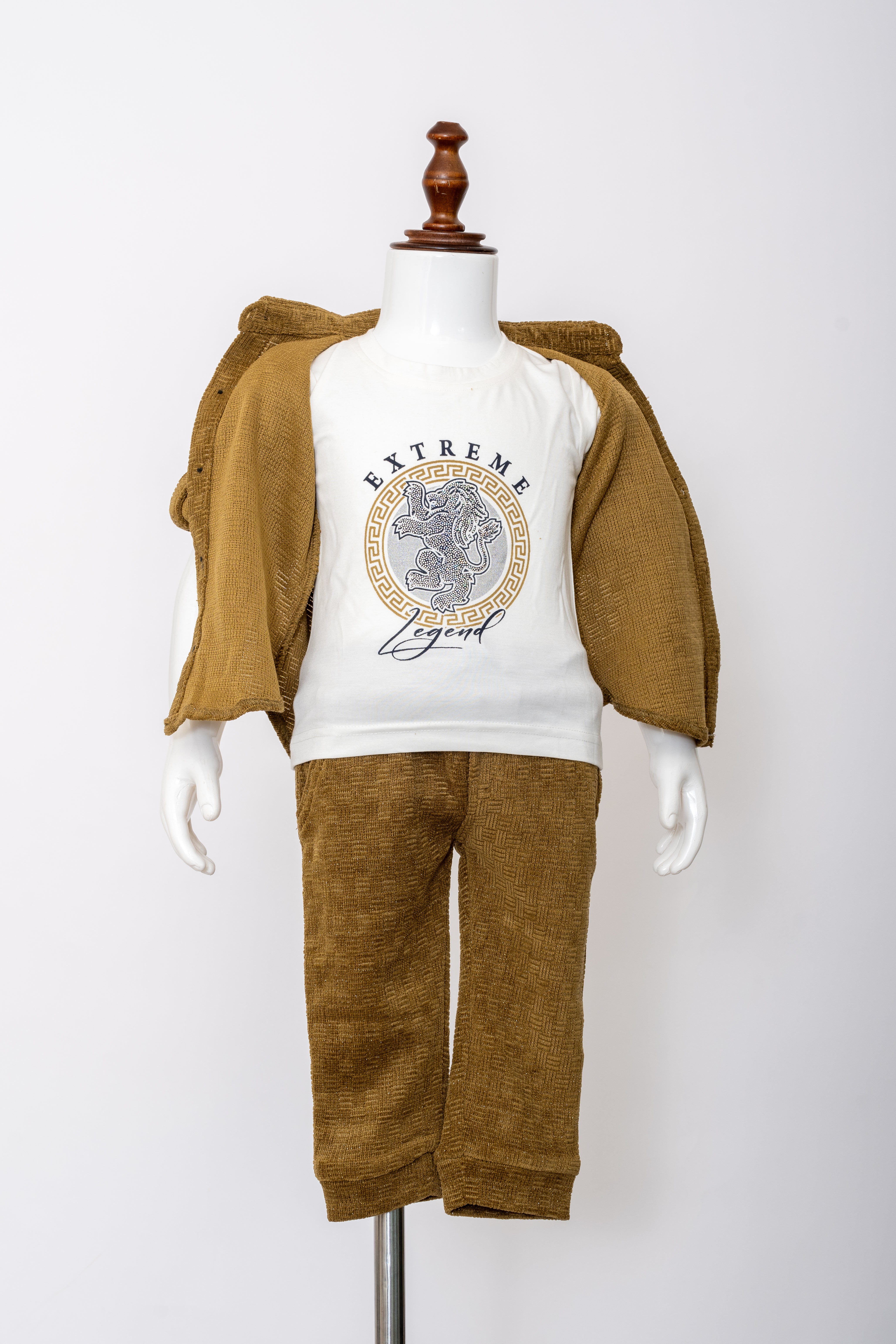Gusto Newborn Full-Sleeve Shirt Co-Ord Set