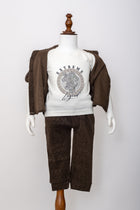 Gusto Newborn Full-Sleeve Shirt Co-Ord Set