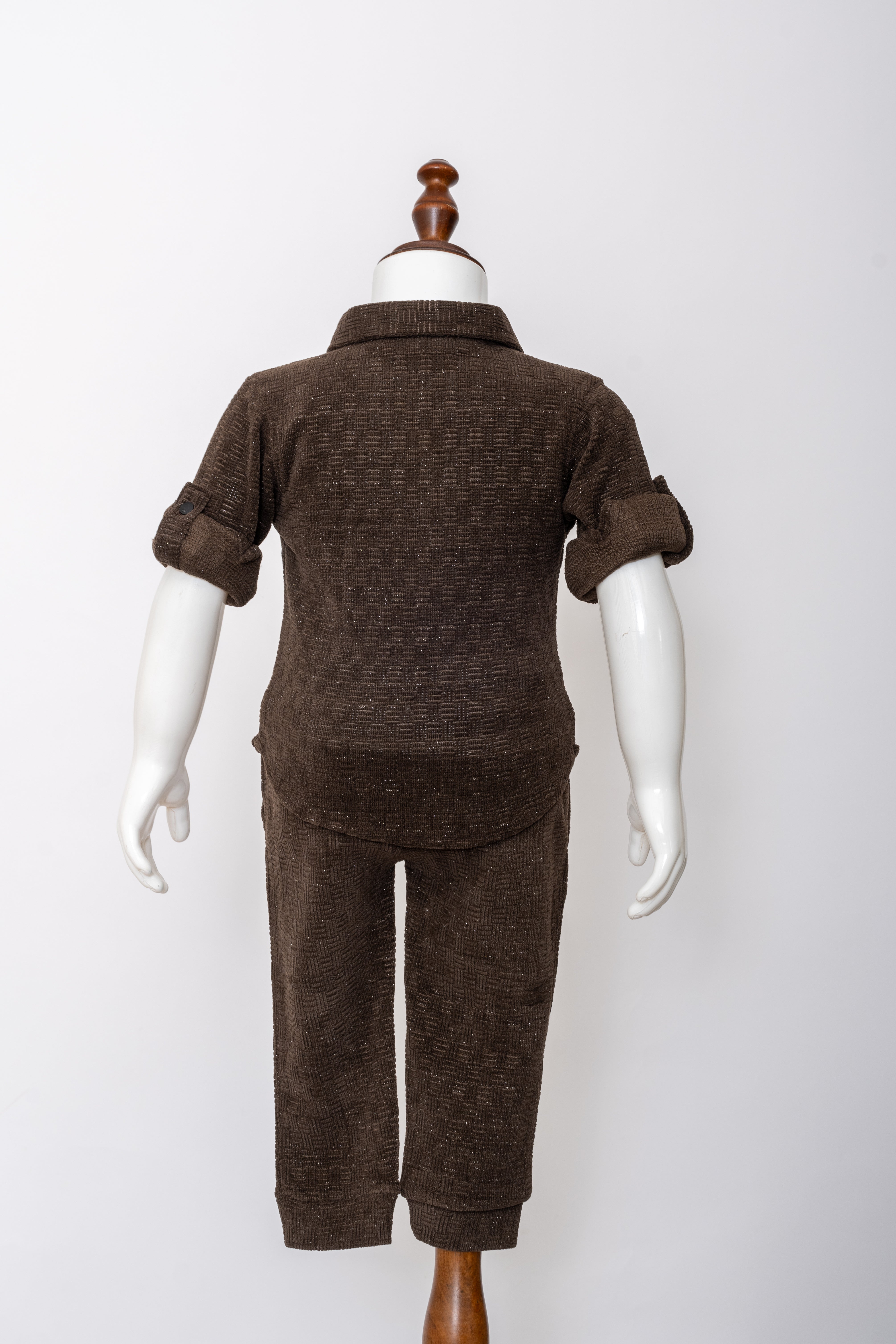 Gusto Newborn Full-Sleeve Shirt Co-Ord Set