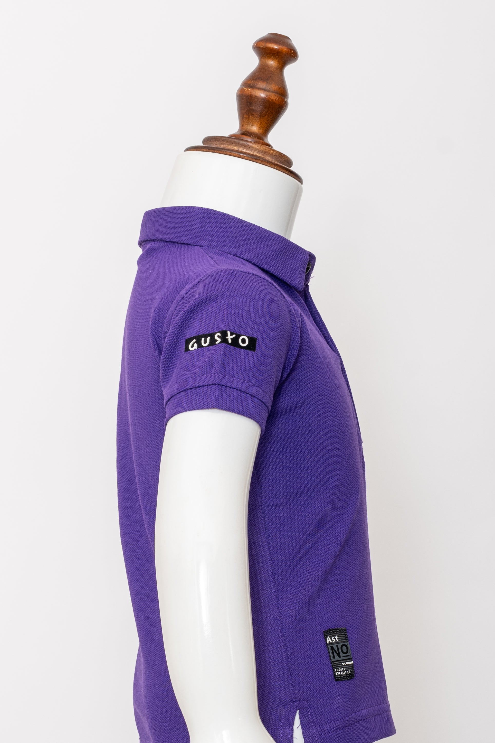 Gusto Newborn Half-Sleeve Collared T-Shirt