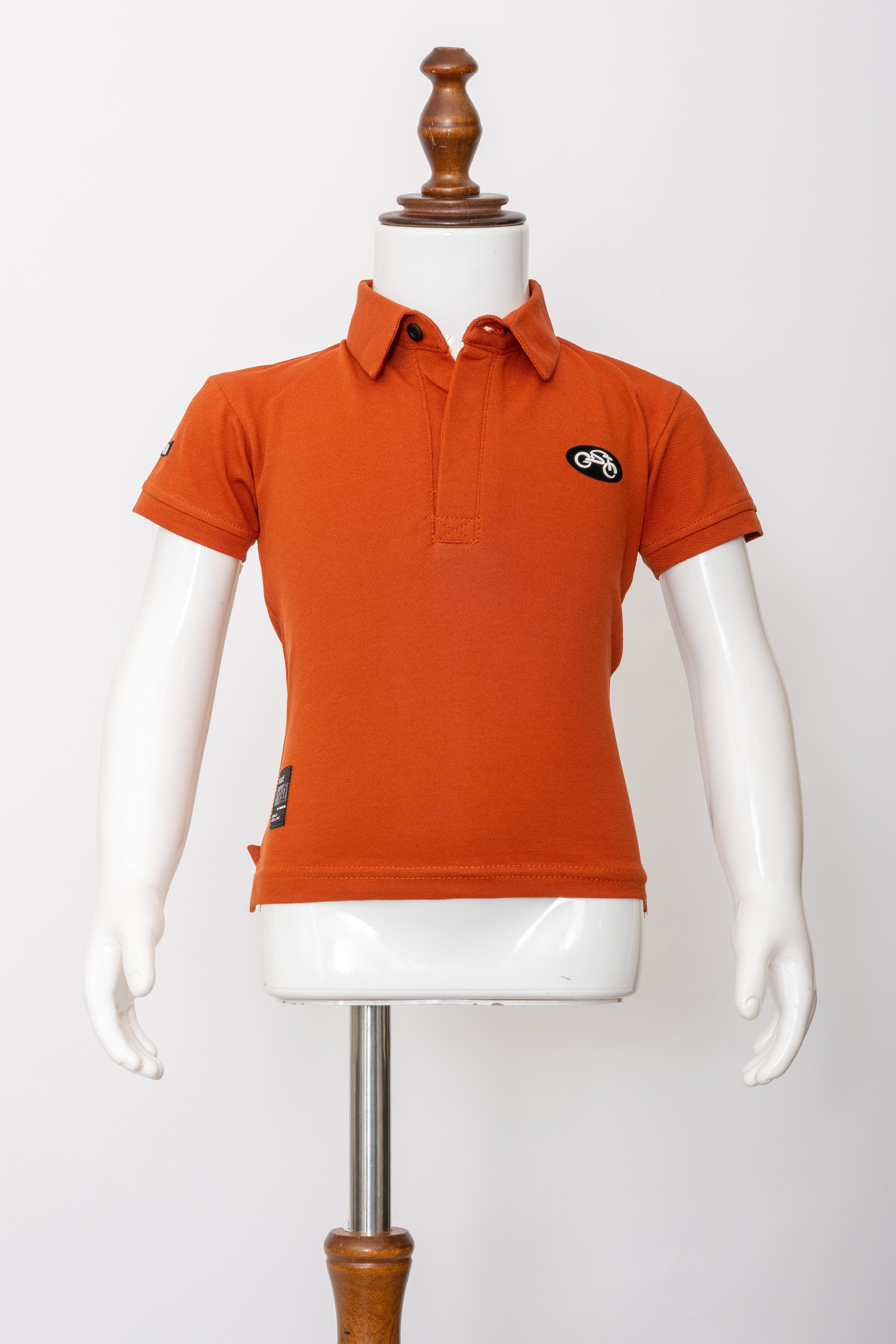 Gusto Newborn Half-Sleeve Collared T-Shirt