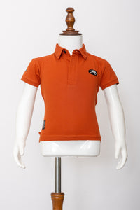 Gusto Newborn Half-Sleeve Collared T-Shirt