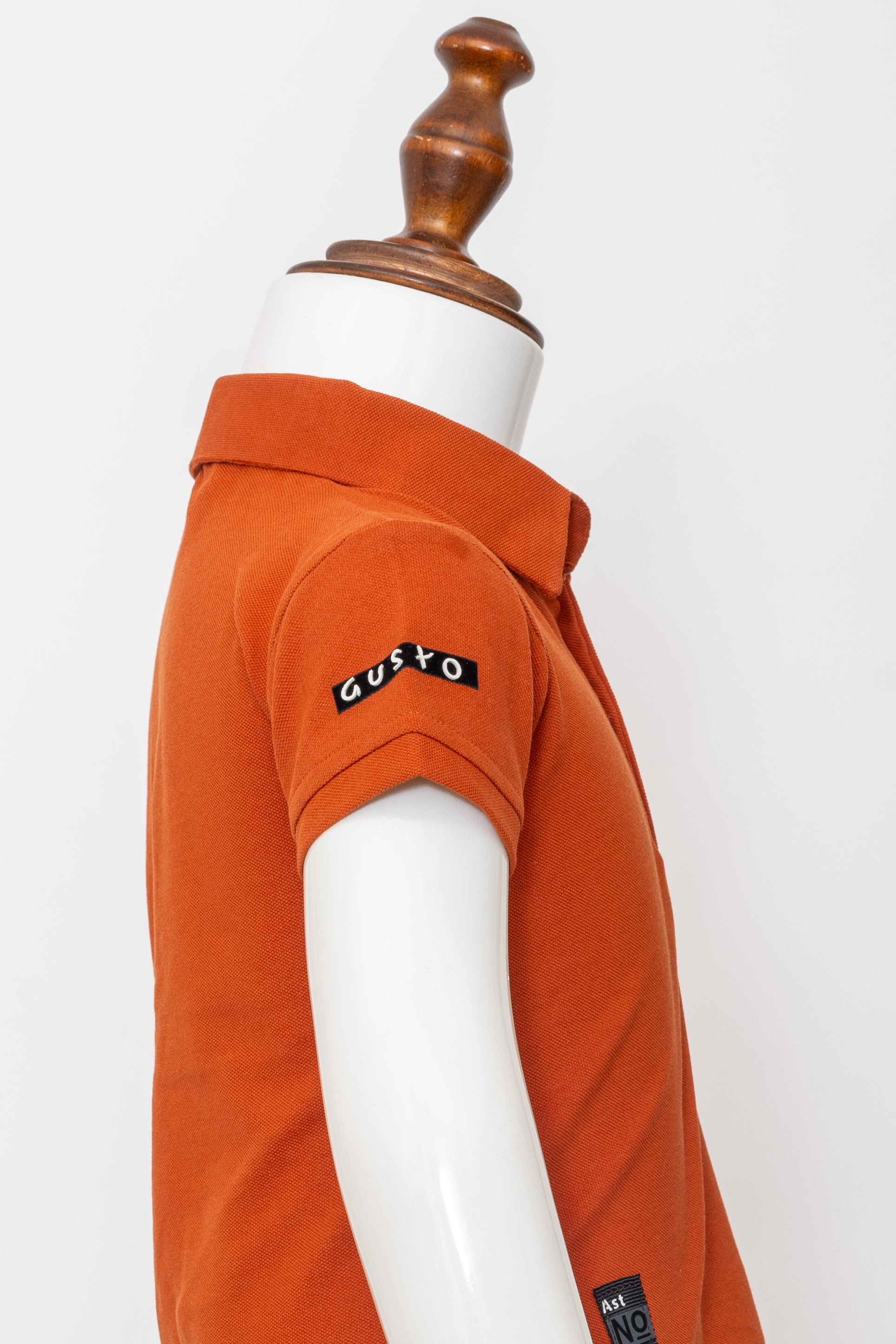 Gusto Newborn Half-Sleeve Collared T-Shirt