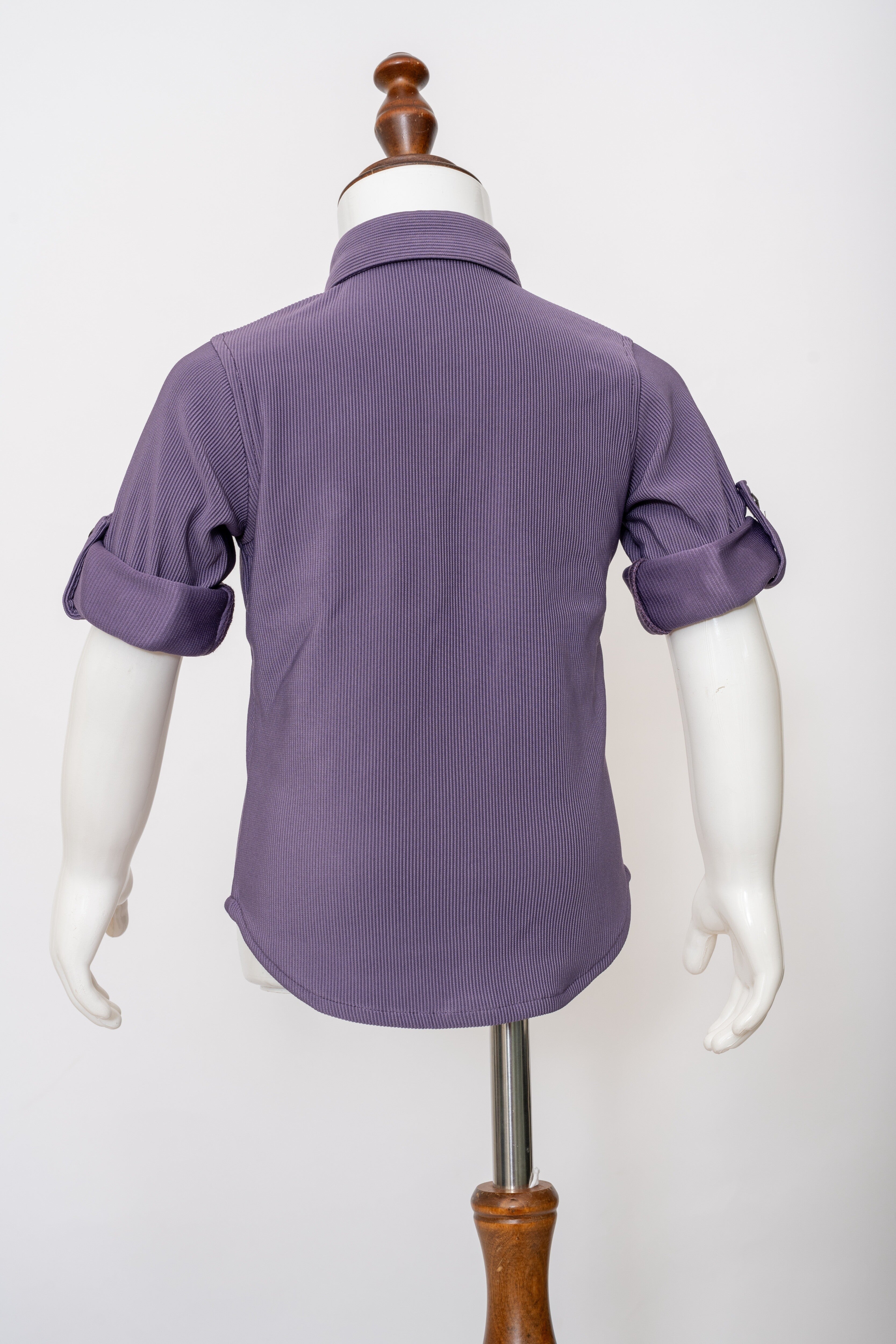 Gusto New Born Boys Full-Sleeve Collar Shirt with Bow