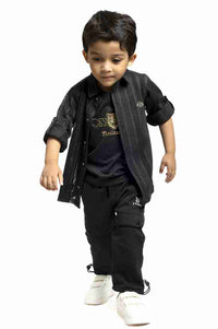 Gusto Newborn Full-Sleeve 2-Piece Shirt Set