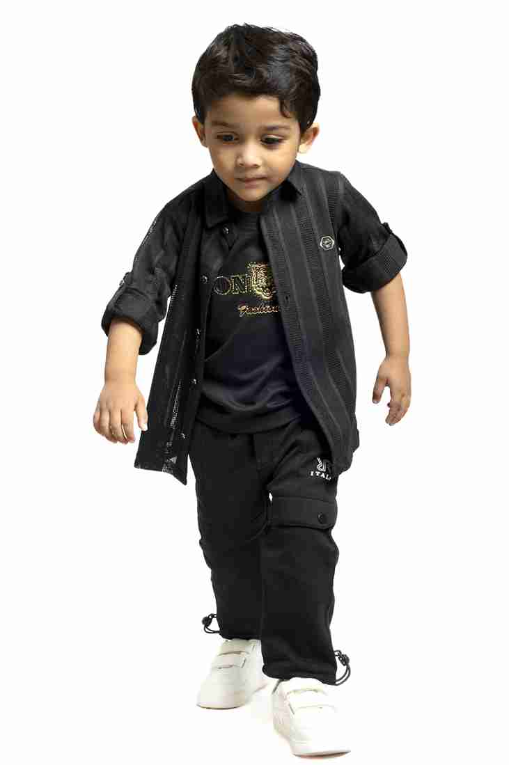 Gusto Newborn Full-Sleeve 2-Piece Shirt Set