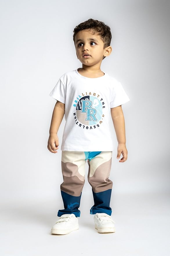 Gusto Newborn Boys Blazer & T-Shirt Set
