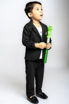 Gusto Newborn Boys Cord self line Hosiery Blazer Set
