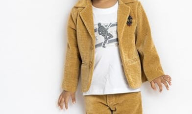 Gusto Newborn Boys Blazer Set