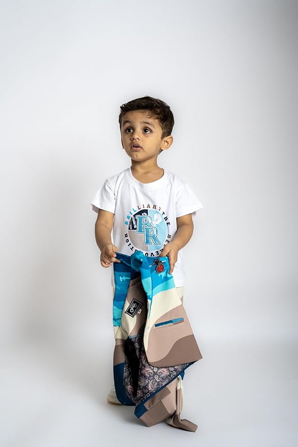Gusto Newborn Boys Blazer & T-Shirt Set