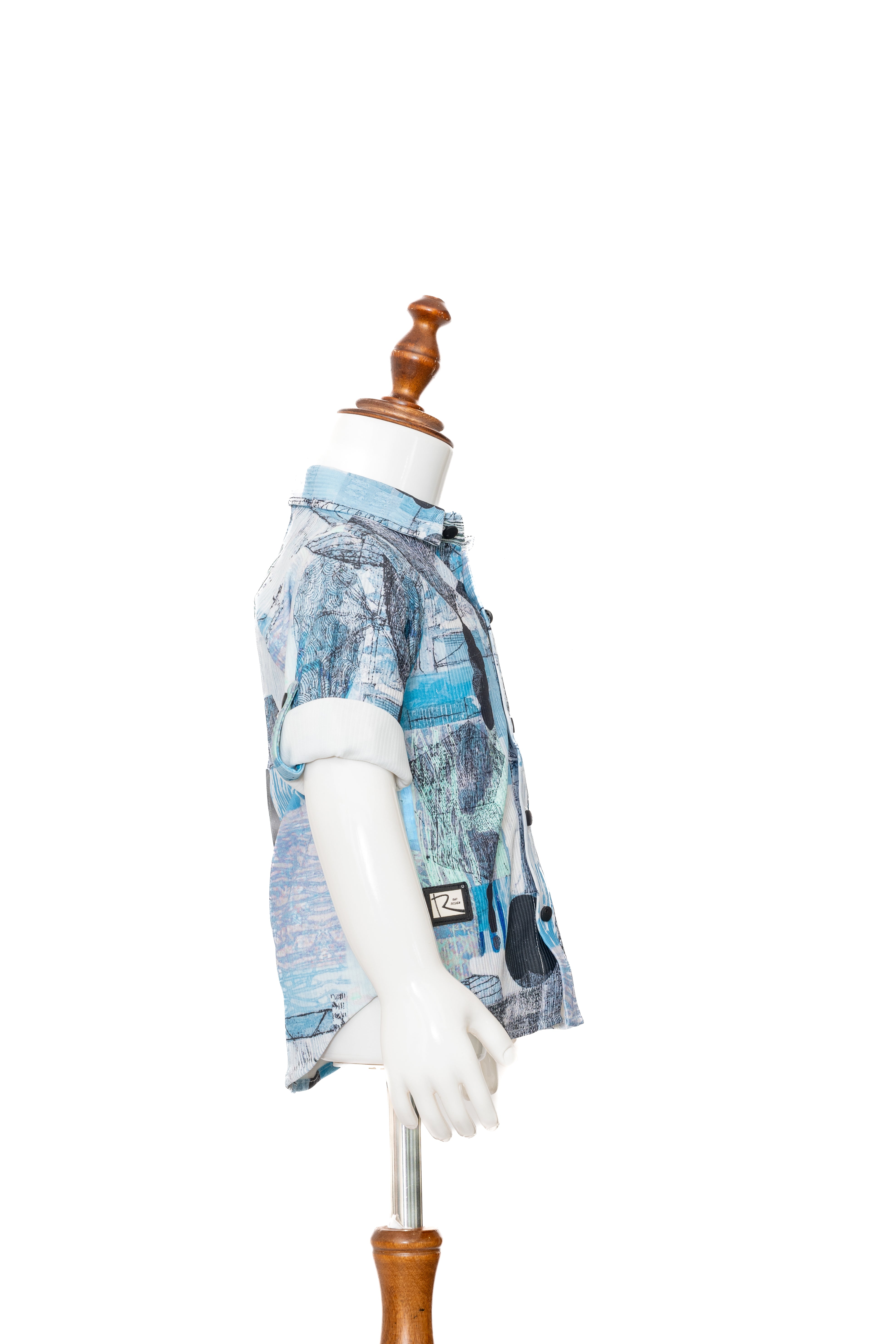 Gusto New Born Boys Full Sleeve Collar Shirt