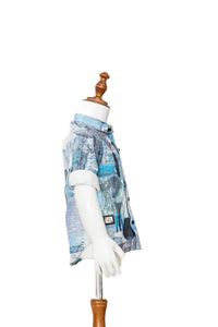 Gusto New Born Boys Full Sleeve Collar Shirt