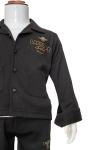 Gusto Newborn Full-Sleeve Co-ord Set Jacket