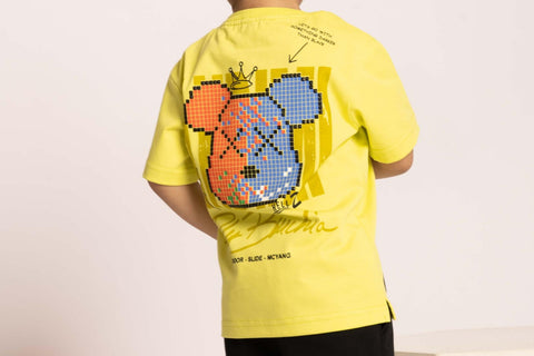 Gusto New Born Boys Half Sleeve T-Shirt