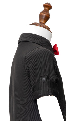 Gusto New Born Boys Full-Sleeve Collar Shirt with Bow