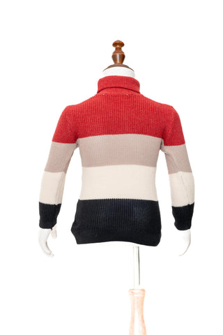 Gusto Newborn Full-Sleeve Polo Neck Shirt